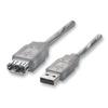 Cavo usb Log CUM101/3  2.0 tipo a/b M/F 3,0 mt